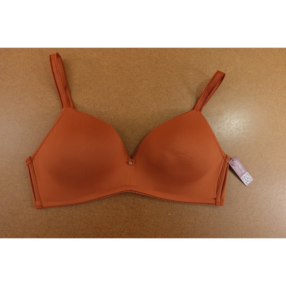 Adore Me Womens Size 34D Brown Johanna Wireless Contour Demi Bra NWT